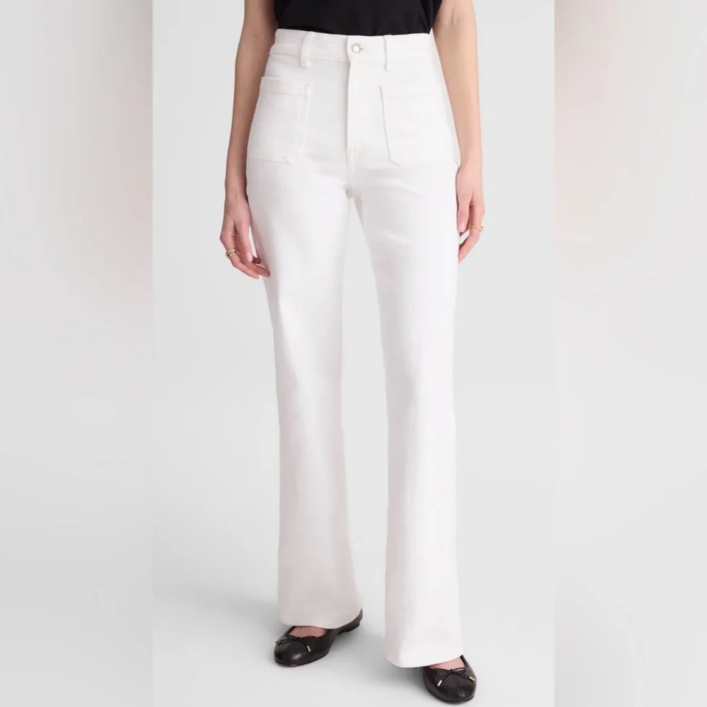 Madewell The Emmy Wide-Leg Jean in Super Stretch Denim Women’s Size 23 Brand New - Picture 2 of 6
